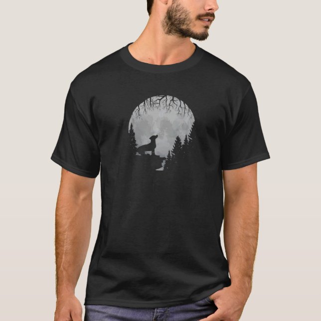 Dackel Dog Teckel Hunde T-Shirt (Vorderseite)