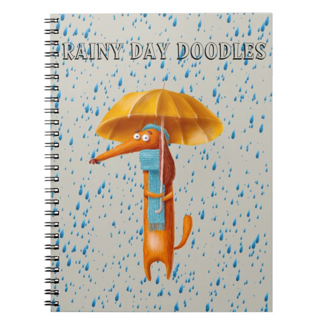 Dackel Doodle Pad Dackel Dog Journal Buch (Vorderseite)