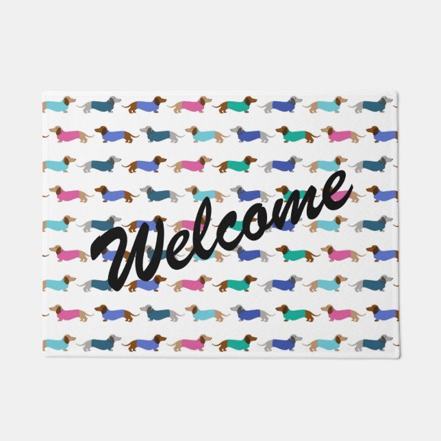 Dackel Doormat Fußmatte (Vorderseite)