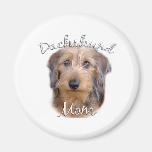 Dackel (Drahthaar) Mama 2 Magnet