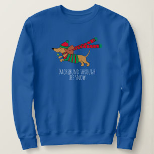 Dackel durch den schneesicheren T - Shirt