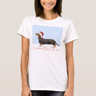 DACKEL DURCH DEN SONNEN Niedlichen Weihnachten T-Shirt