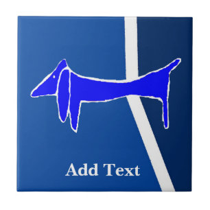 Dackel Dutch Look, Personalize Fliese