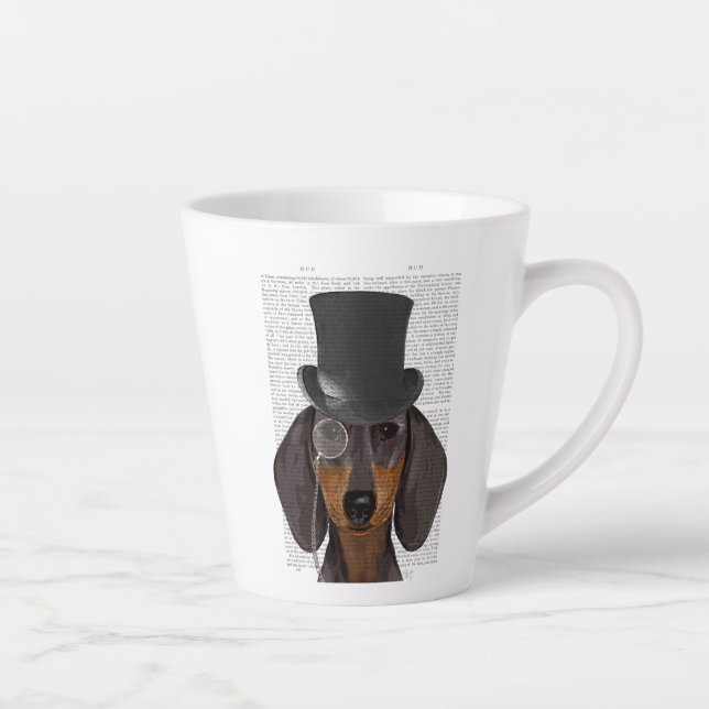 Dackel, Festhund und Hut Milchtasse (Rechts)