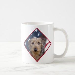 Dackel Flag 2 Kaffeetasse