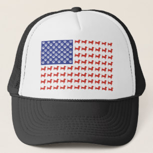 DACKEL-FLAG-T-Shirt Truckerkappe