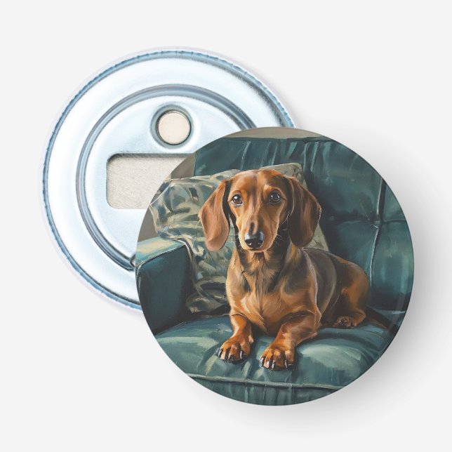 Dackel Flaschenöffner (Vorderseite)