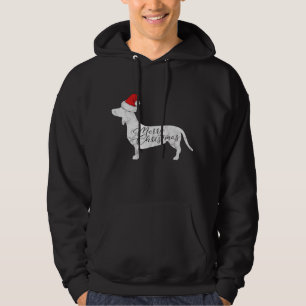 Dackel Frohe Weihnachten T - Shirt I Dackel Santa 