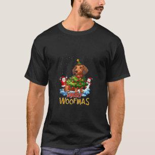 Dackel Frohe Weihnachtsbaumleuchten Dog X Mas Do T-Shirt