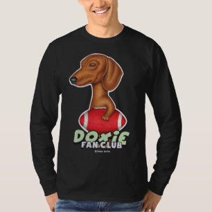Dackel Funny Dackel Holding Football T-Shirt