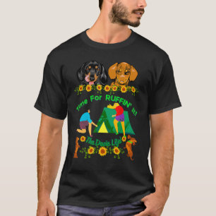 Dackel Funny Dackel Hund Niedliches Haustier Campi T-Shirt