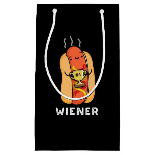 Dackel Funny Sausage Pub Dark BG Kleine Geschenktüte