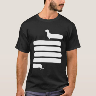 Dackel für lange Dackel Weiner Daschund Dog Dachsu T-Shirt