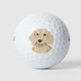 Dackel für lange Haare Golfball