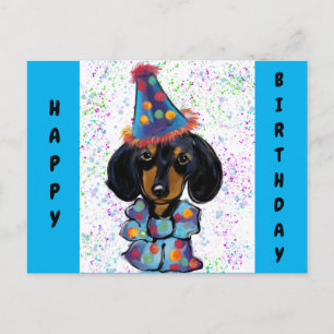 Dackel Geburtstag Postkarte