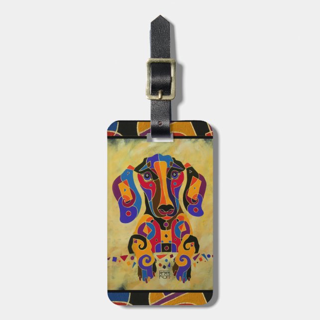 Dackel-Gepäck-Umbau Gepäckanhänger (Vorderseite vertikal)