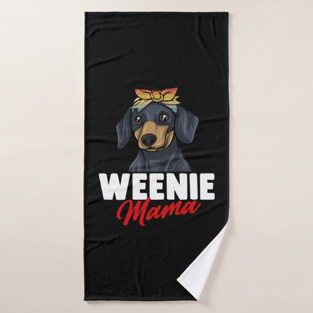 Dackel Geschenk Dixie Dackel Dackel Dackel Badehandtuch (Badehandtuch)