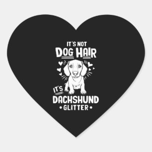 Dackel Geschenk Dixie Dackel Dackel Dackel Herz-Aufkleber
