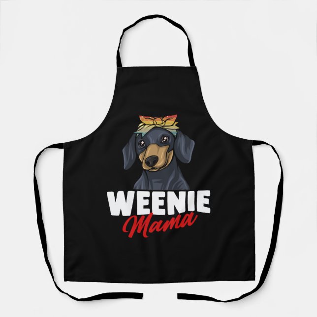 Dackel Geschenk Dixie Dackel Dackel Dackel Schürze (Vorderseite)