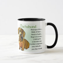 Dackel Geschenke, Dackel Getränke Tasse