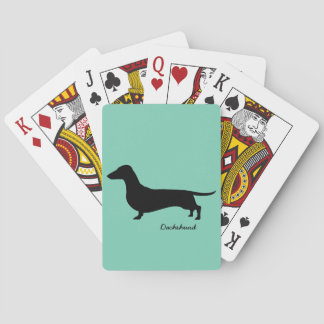Dackel-Geschenke Spielkarten