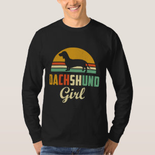 Dackel Girl Niedliche Dackel Hund Mama Weiner Wurs T-Shirt