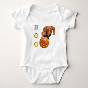 Dackel (glatt) baby strampler