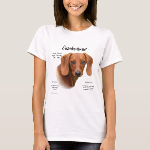 Dackel (glatt) Historiendesign T-Shirt