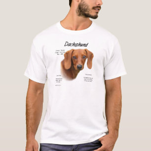 Dackel (glatt) Historiendesign T-Shirt