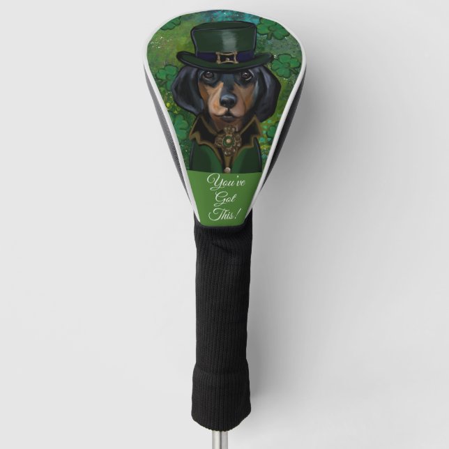 Dackel Golf Headcover (Vorderseite)