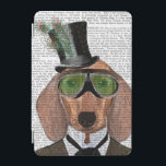 Dackel Green Goggles Top Hat iPad Mini Hülle<br><div class="desc">Haustiere</div>