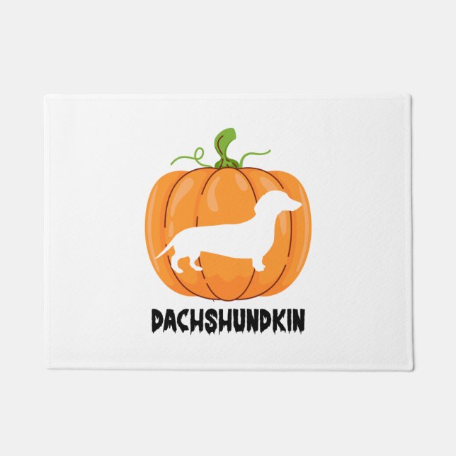 Dackel Halloween Hund Fußmatte (Vorderseite)