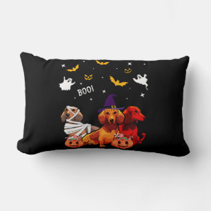 Dackel Halloween Hund Lover Lendenkissen