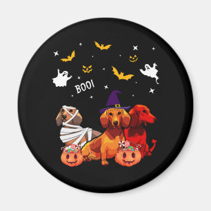 Dackel Halloween Hund Lover Magnet