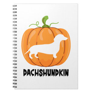 Dackel Halloween Hund Notizblock