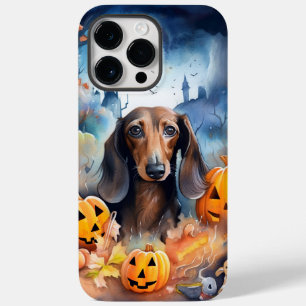 Dackel Halloween mit Pumpkins Beängstigend Case-Mate iPhone 14 Pro Max Hülle