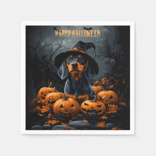 Dackel Halloween Serviette