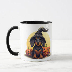 Dackel Halloween Tasse