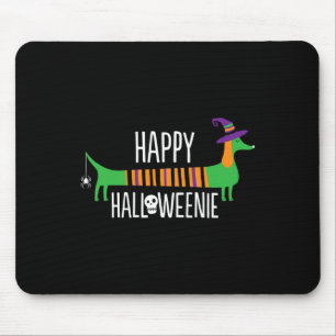 Dackel Happy Halloweenie Niedlicher Hund Halloween Mousepad
