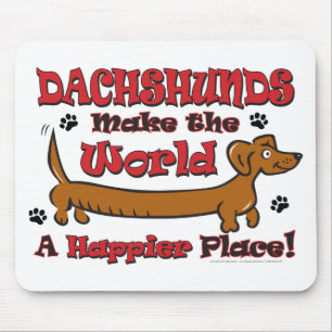 DACKEL-HAPPY MOUSEPAD