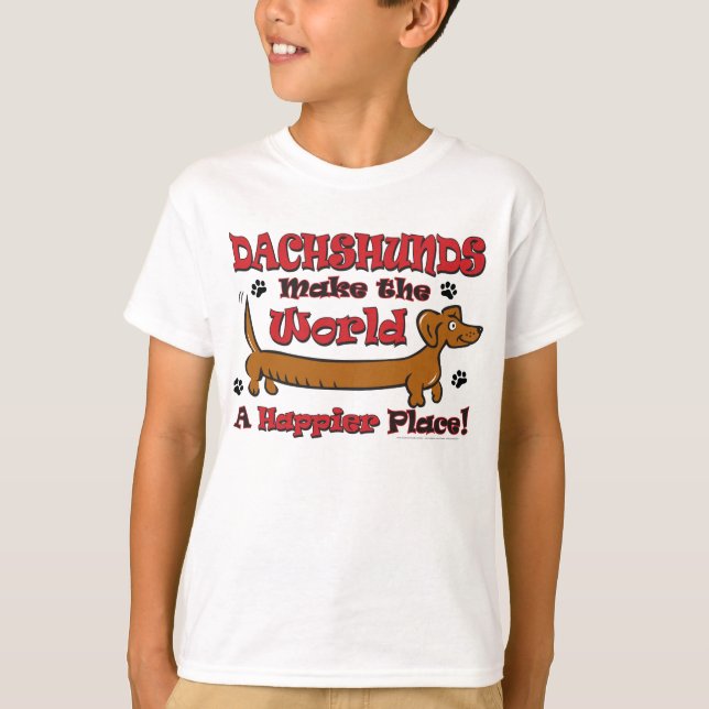 DACKEL-HAPPY T-Shirt (Vorderseite)