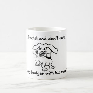 Dackel hat Honig-Dachs w/coffee Kaffeetasse
