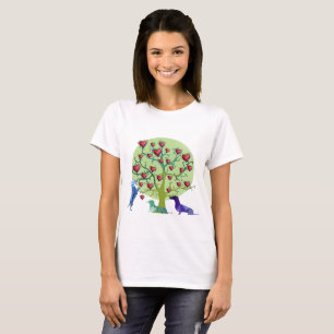 Dackel Hearden Garden Art T - Shirt