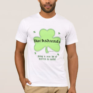 Dackel Heaven; St. Patrick's Day Dackel T-Shirt