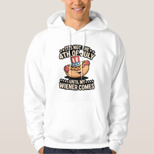 Dackel Hot Dog Design am 4. Juli Hoodie