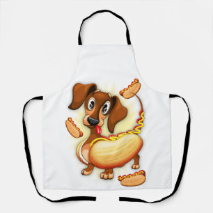 Dackel Hot Dog Schürze