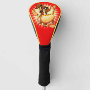 Dackel Hot Dog Süße Figur Golf Headcover