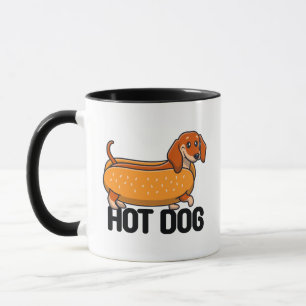 Dackel Hot Dog Tasse