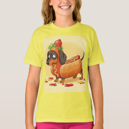 Dackel-Hot Dog von Natasha Us T-Shirt