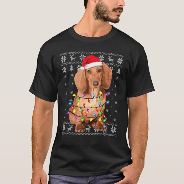 Dackel Hund 2 T-Shirt (Vorderseite)